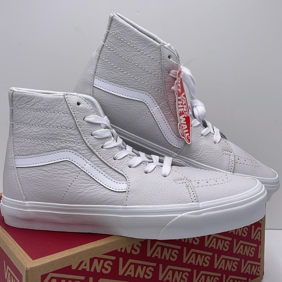 Vans WMNS White High-Top Sneakers Sk8-Hi Tapered
Leather Nimbus Cloud - Picture 7 of 16